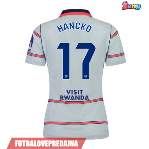 Lacne Ženy Futbalové dres Atletico Madrid David Hancko #17 2026-27 Krátky Rukáv - Tretina